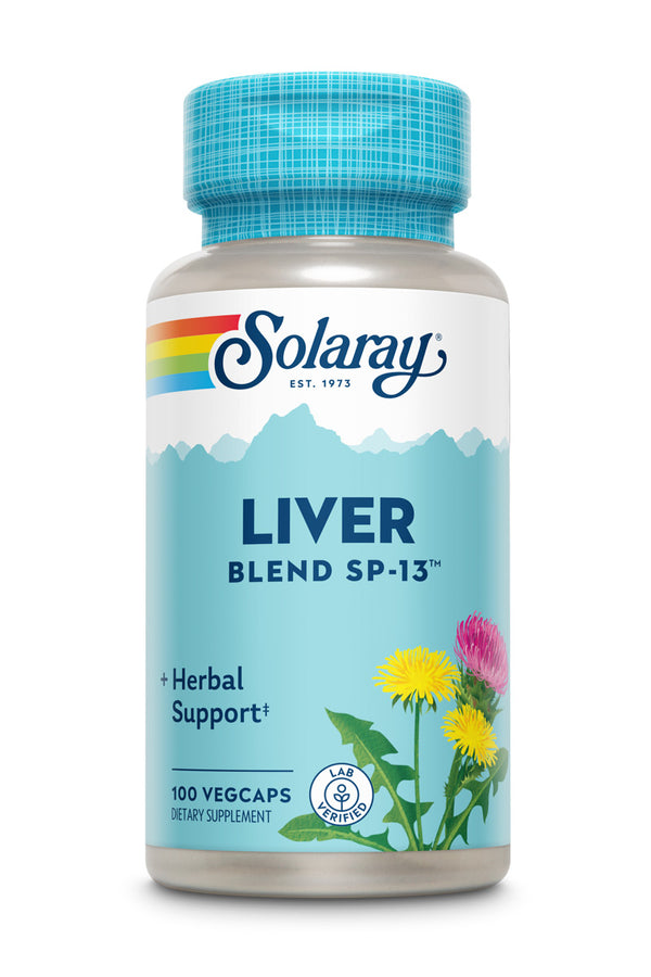 Solaray Liver Blend SP-13, Veg Cap (Btl-Plastic) 100ct