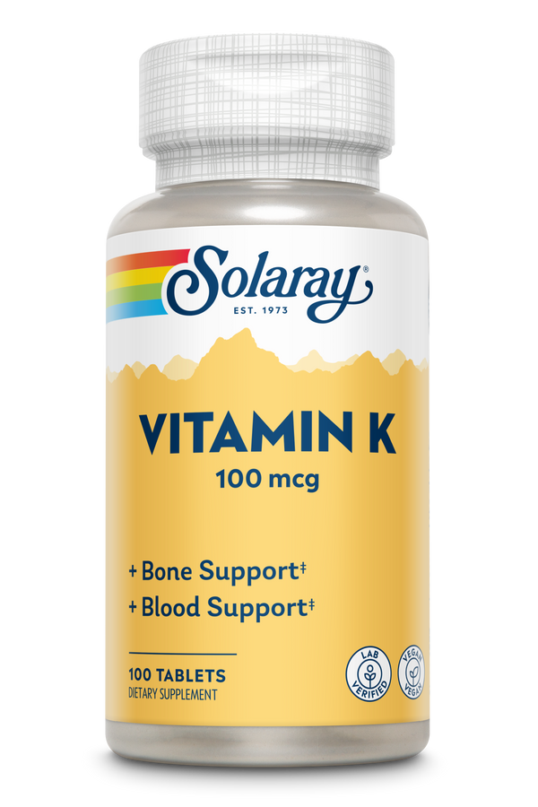 Solaray K1, Tablet (Btl-Plastic) 100mcg 100ct