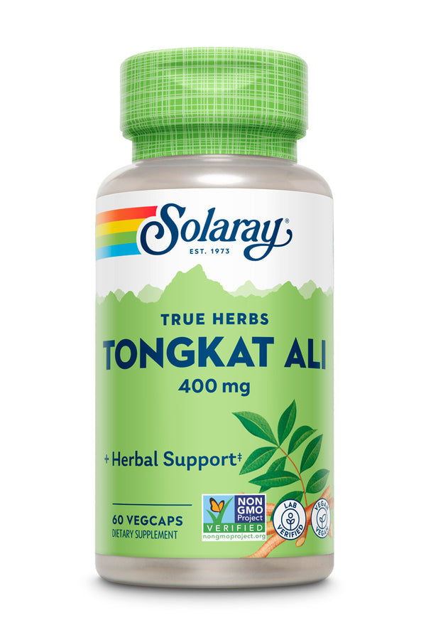 Solaray Tongkat Ali Root, Veg Cap (Btl-Plastic) 400mg 60ct