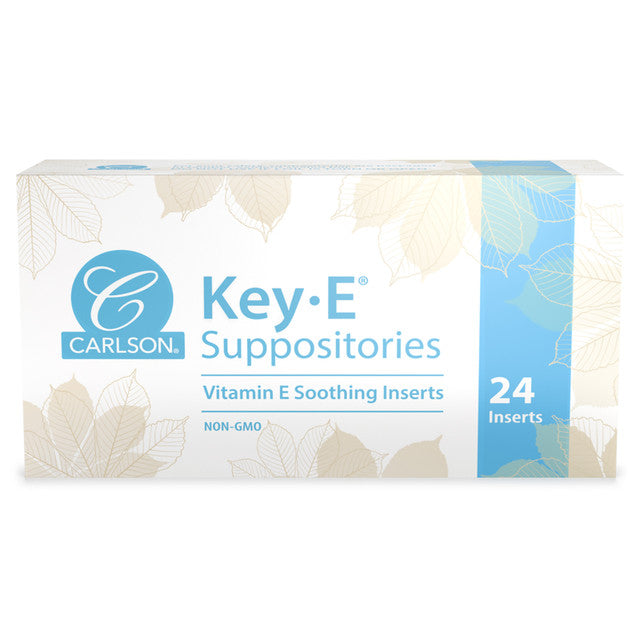 Carlson Labs Key-E Suppositories Box of 24