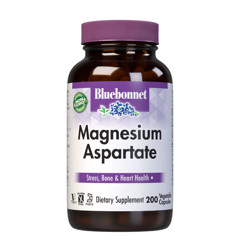 Bluebonnet MAGNESIUM ASPARTATE 200 Vegetable Capsules