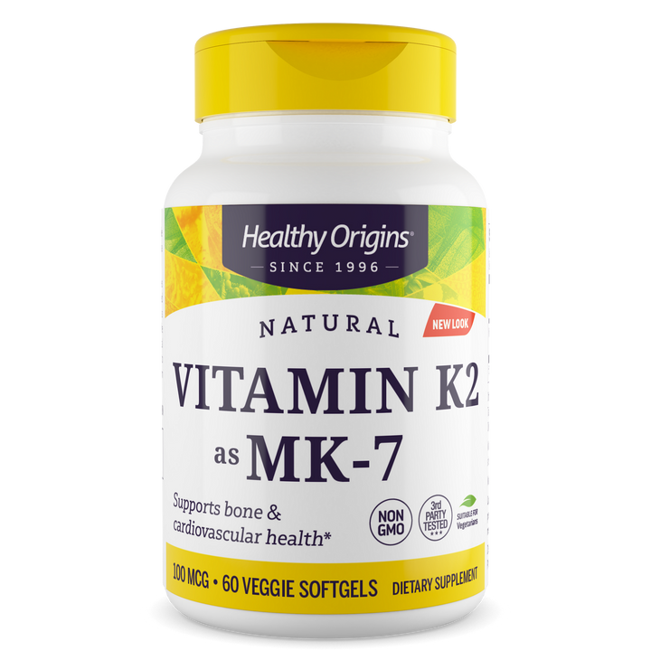 Healthy Origins Vitamin K2 as MK-7 100 mcg VEGGIE GELS 180 Vgels