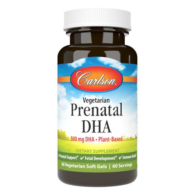 Carlson Labs Vegetarian Prenatal DHA 60 Soft Gels