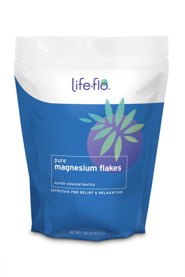 LifeFlo Pure Magnesium Flakes, Flakes (Bag) 1.65lb