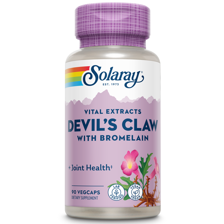 Solaray Devil's Claw Special Formula, Veg Cap (Btl-Plastic) 90ct