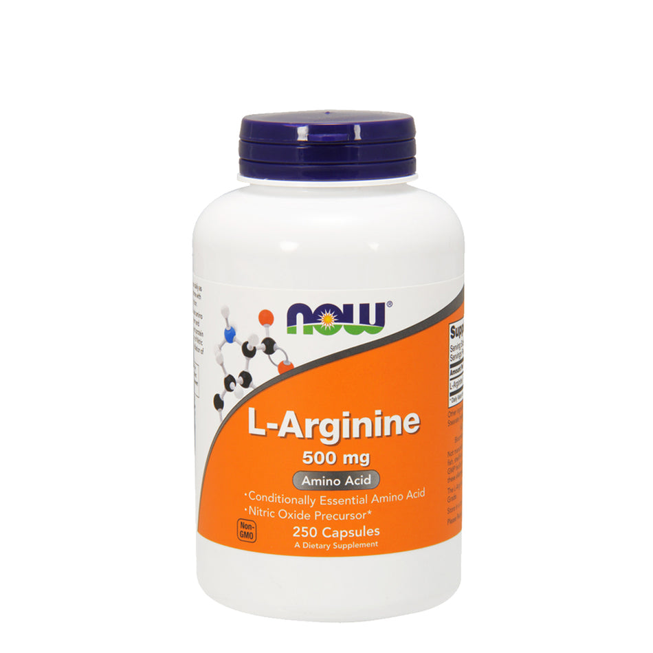 NOW FOOD L-Arginine 500 mg 250 Veg Capsules