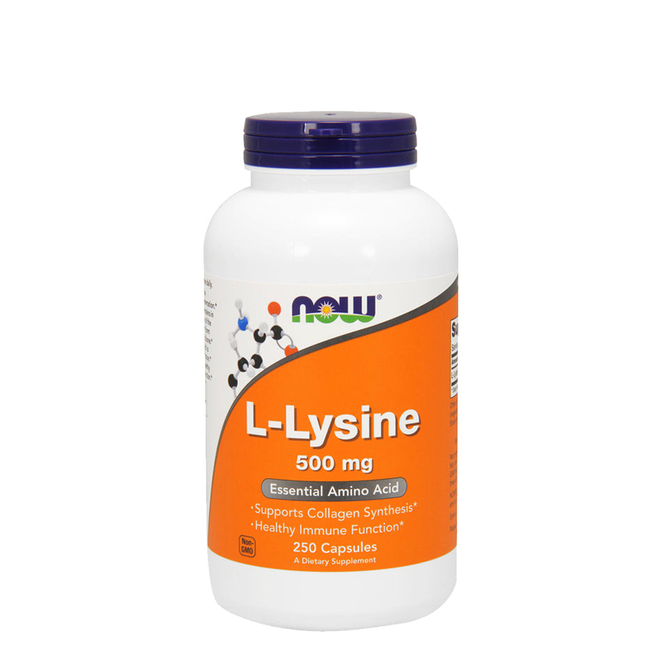 NOW FOOD L-Lysine 500mg 250Veg Capsules