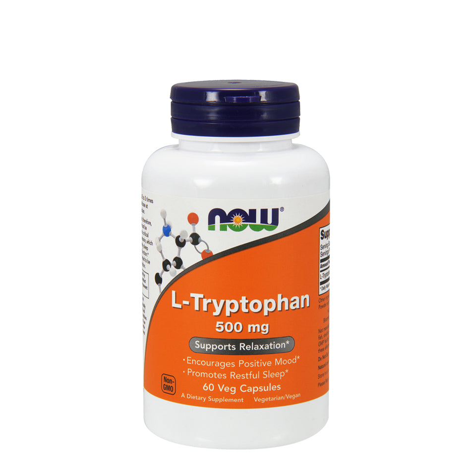 NOW FOOD L-Tryptophan 500mg 60Veg Capsules