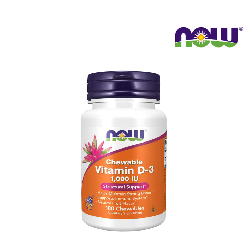 NOW Vitamin D-3 1000IU  180Chewables