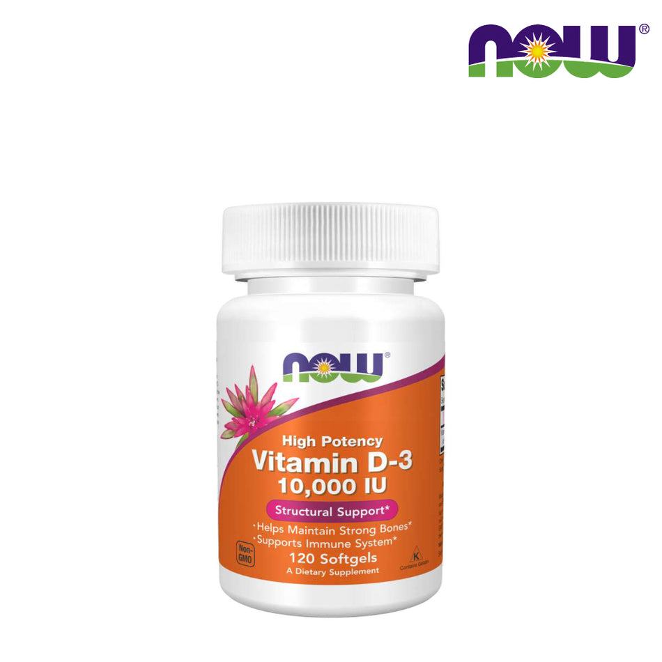 NOW Vitamin D-3 10,000IU 120Softgels