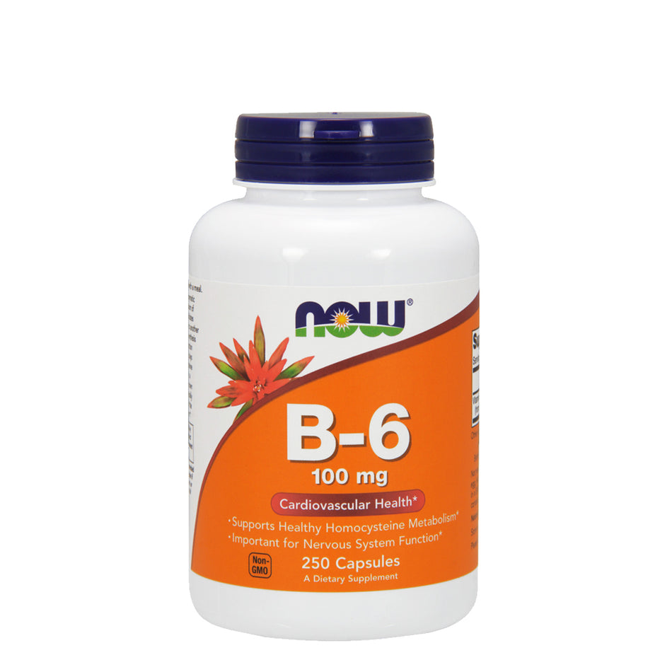 NOW FOOD Vitamin B-6 100mg 250Veg Capsules