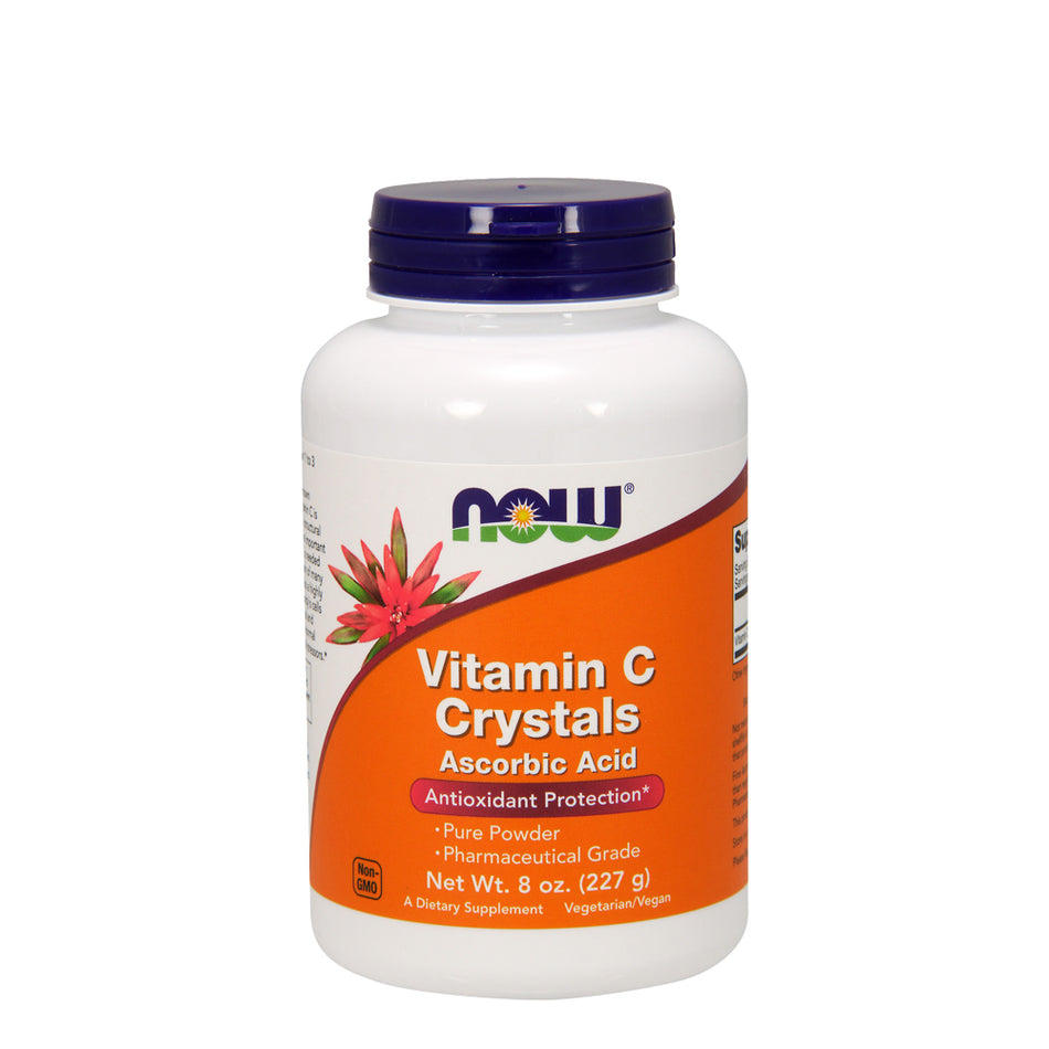 NOW FOOD Vitamin C Crystals Powder 8OZ