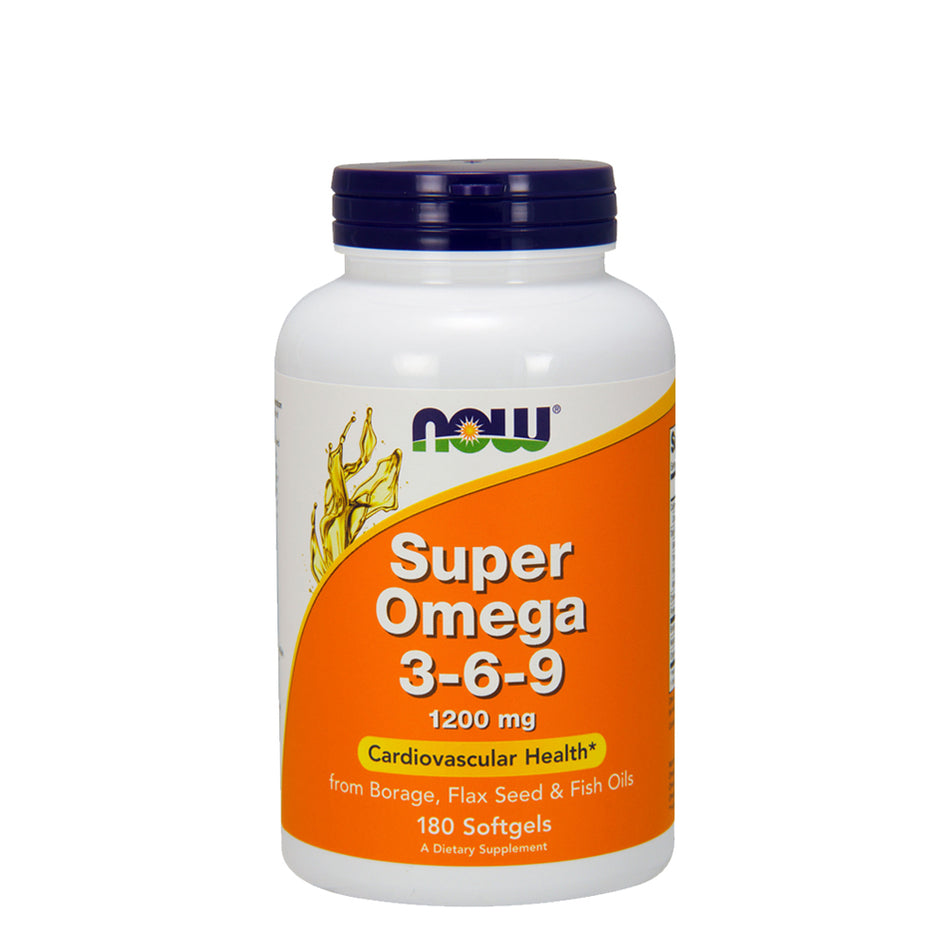 NOW FOOD Super Omega 3-6-9 1200mg 180Softgels