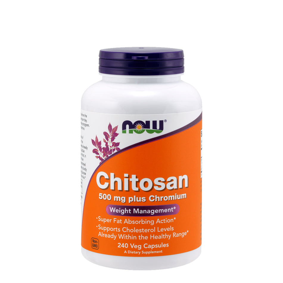 NOW FOOD Chitosan 500mg plus Chromium 240Veg Capsules