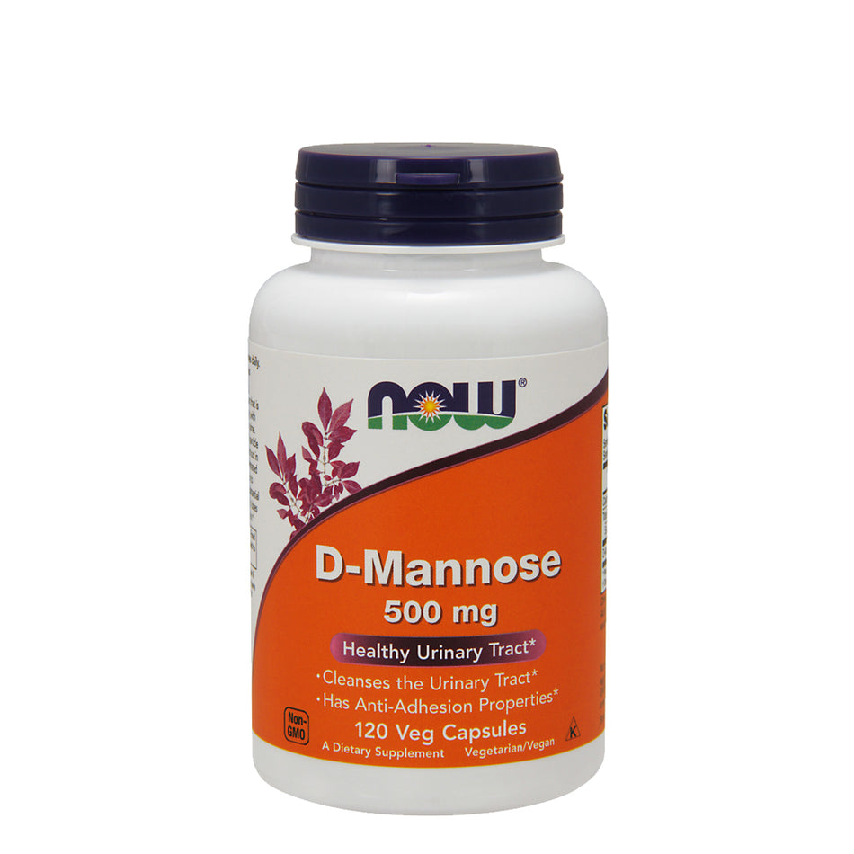 NOW FOOD D-Mannose 500 mg 120Veg Capsules