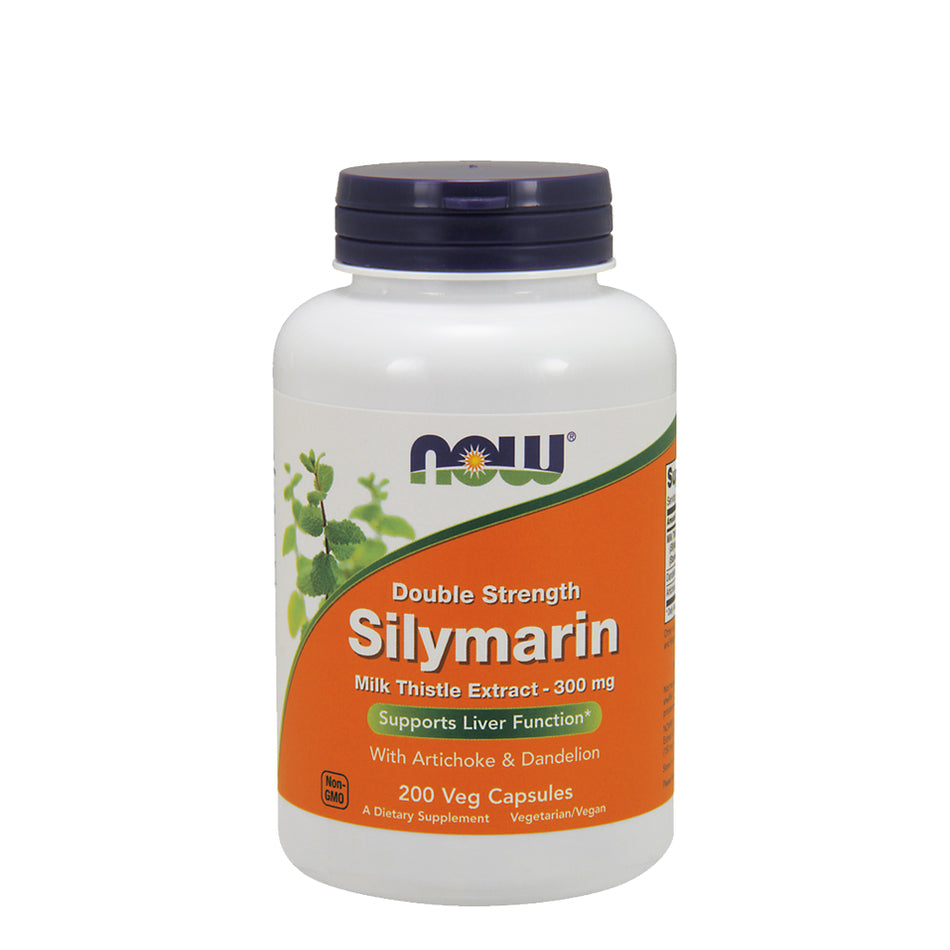 NOW FOOD Silymarin, Double Strength 300mg 200Veg Capsules