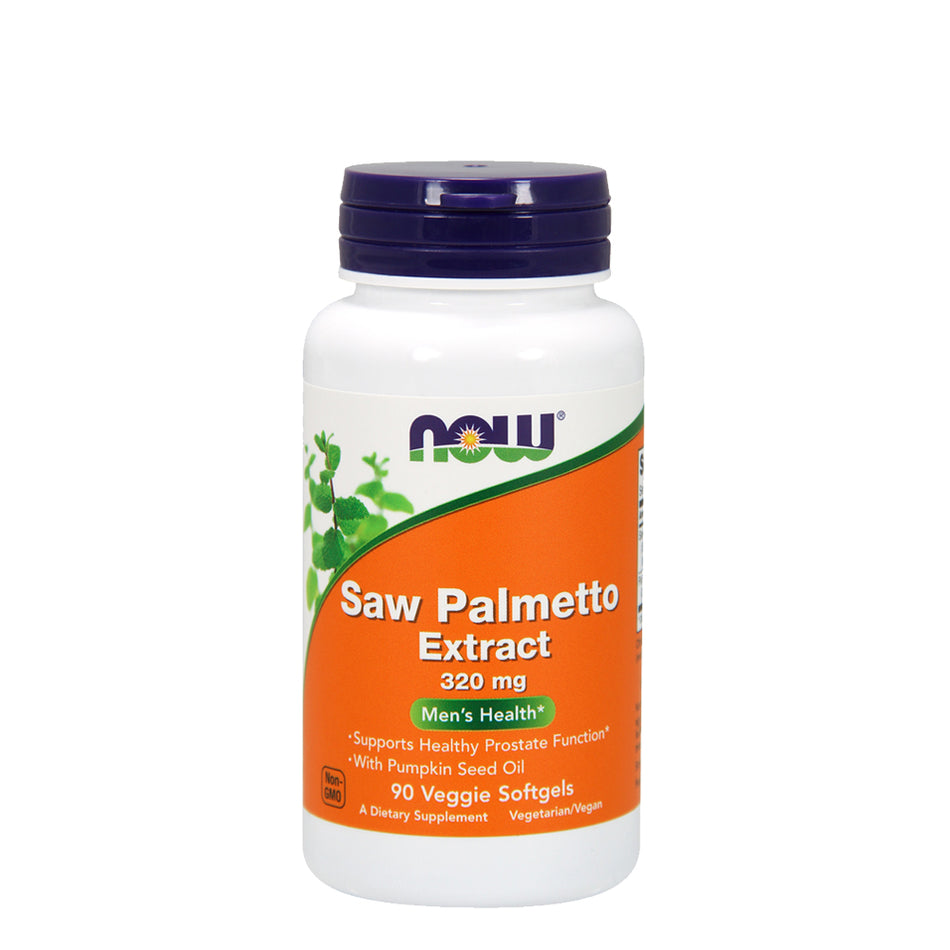 NOW FOOD Saw Palmetto Extract 320mg 90Veggie Softgels