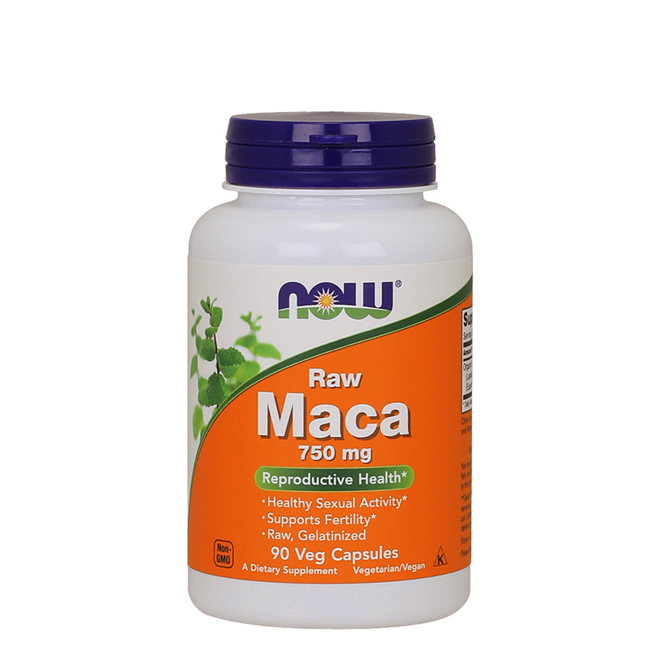 NOW FOOD Maca 750mg Raw 90Veg Capsules