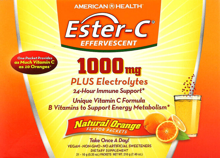 Ester-C® 1000 mg Effervescent – Orange