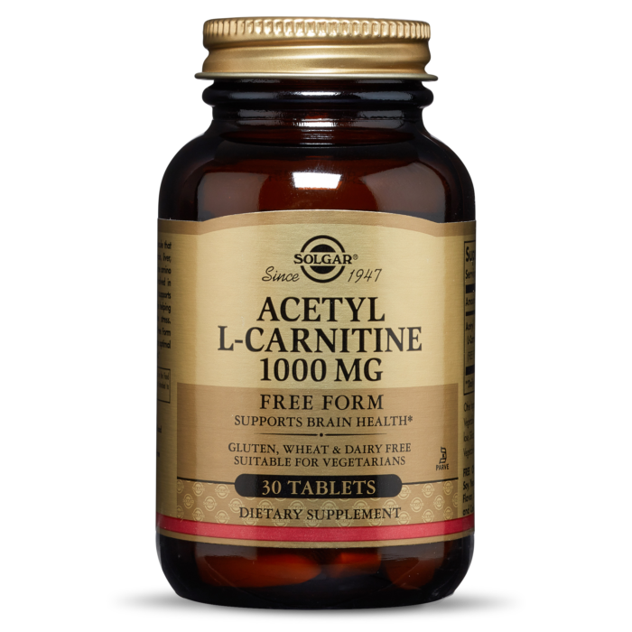 ACETYL L-CARNITINE 1000 MG 30 TABLETS