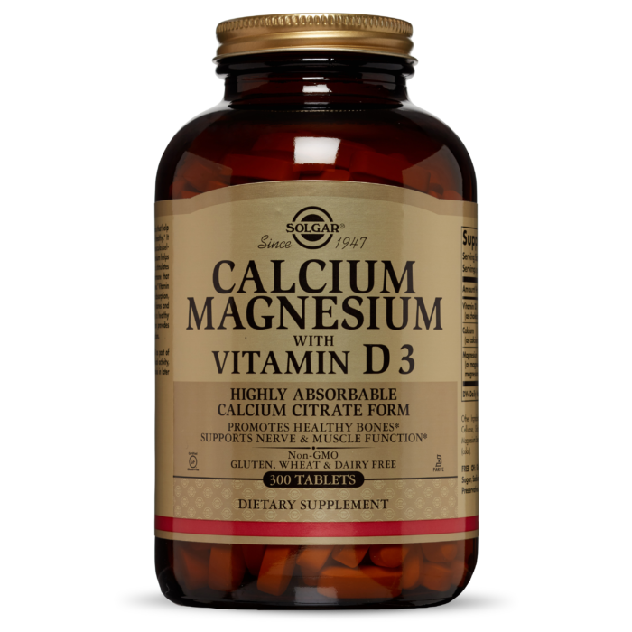 CALCIUM MAGNESIUM WITH VITAMIN D3 300 TABLETS