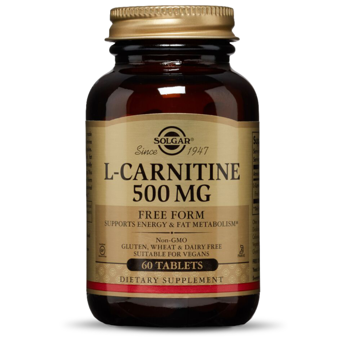 Solgar L-Carnitine 500mg 60 Tablets