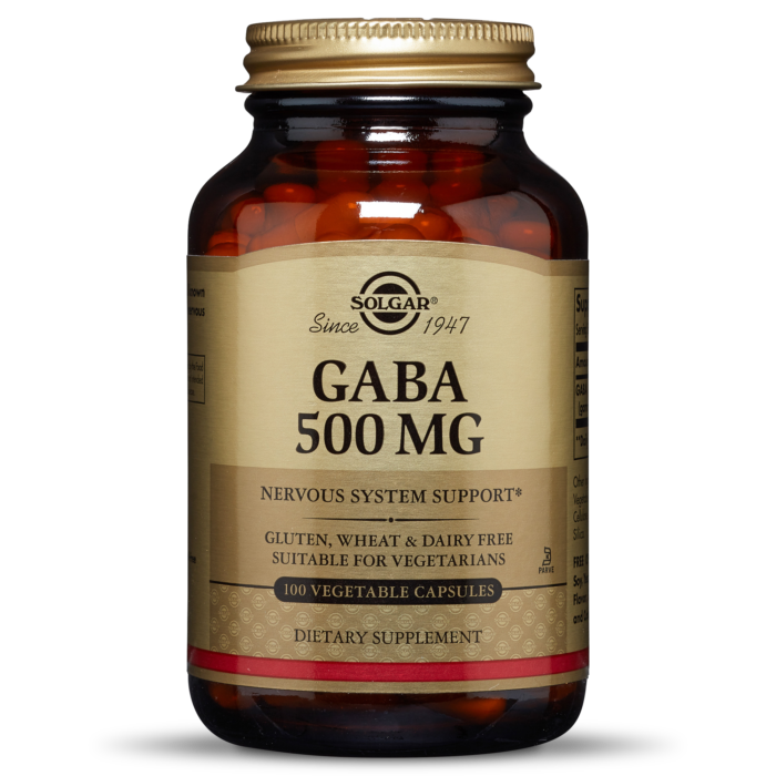 Solgar GABA 500 MG 100 VEGETABLE CAPSULES