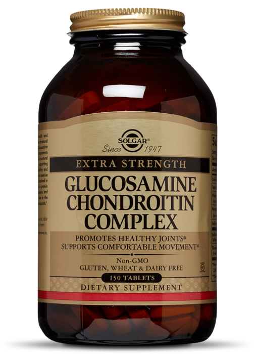 Solgar EXTRA STRENGTH GLUCOSAMINE CHONDROITIN COMPLEX 150 TABLETS