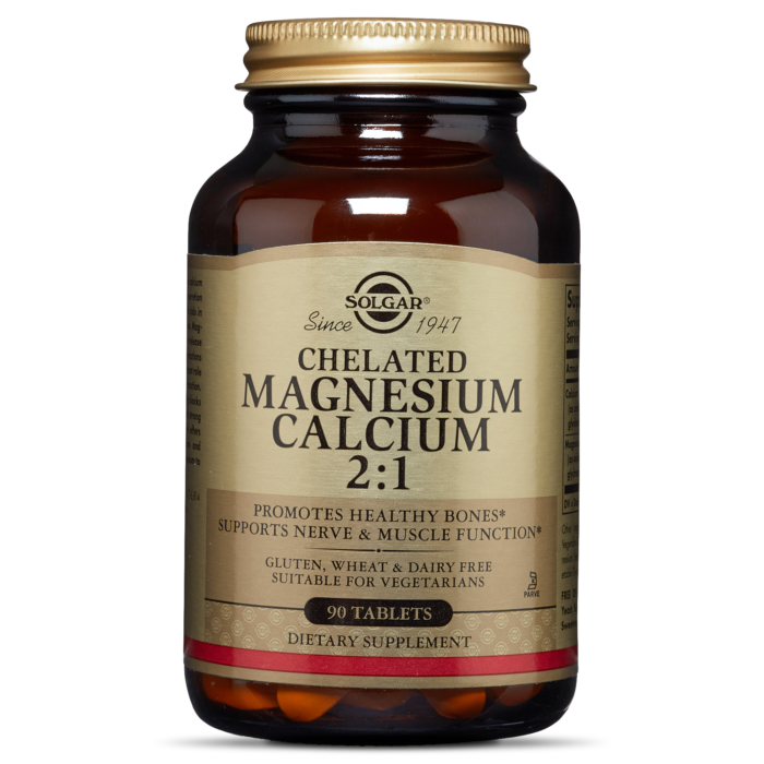 Solgar Chelated Magnesium Calcium 2:1 90Tabs