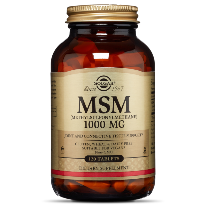 Solgar MSM 1000 mg Tablets 120 tabs