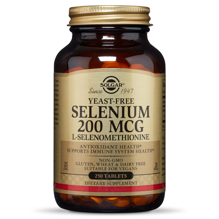 Solgar Yeast-Free Selenium 200 mcg 250Tablets