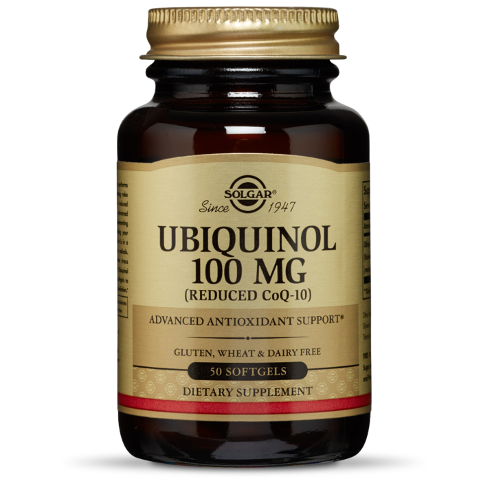 Solgar Ubiquinol 100mg (Reduced CoQ-10) 50 Softgels