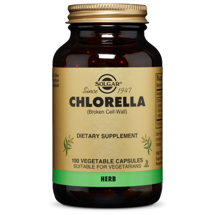 Solgar CHLORELLA 100 VEGETABLE CAPSULES