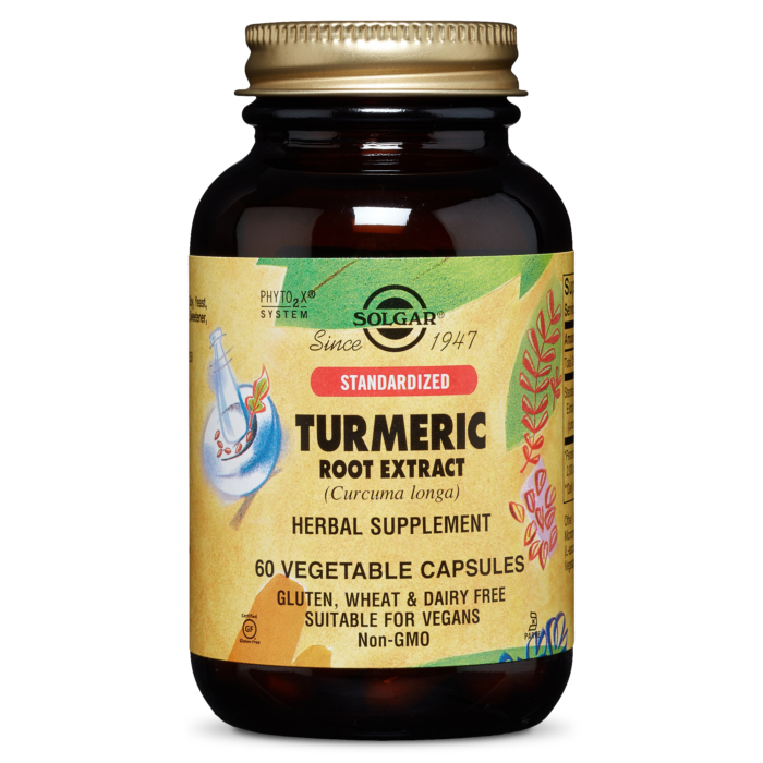 Solgar STANDARDIZED TURMERIC ROOT EXTRACT 60 VEGETABLE CAPSULES