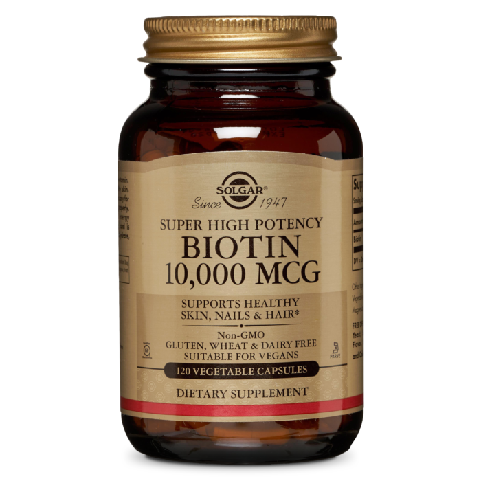 BIOTIN 10000 MCG VEGETABLE 120 CAPSULES