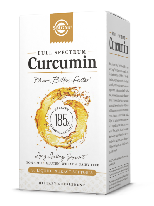 Solgar Full Spectrum Curcumin Liquid Extract 90 Softgels